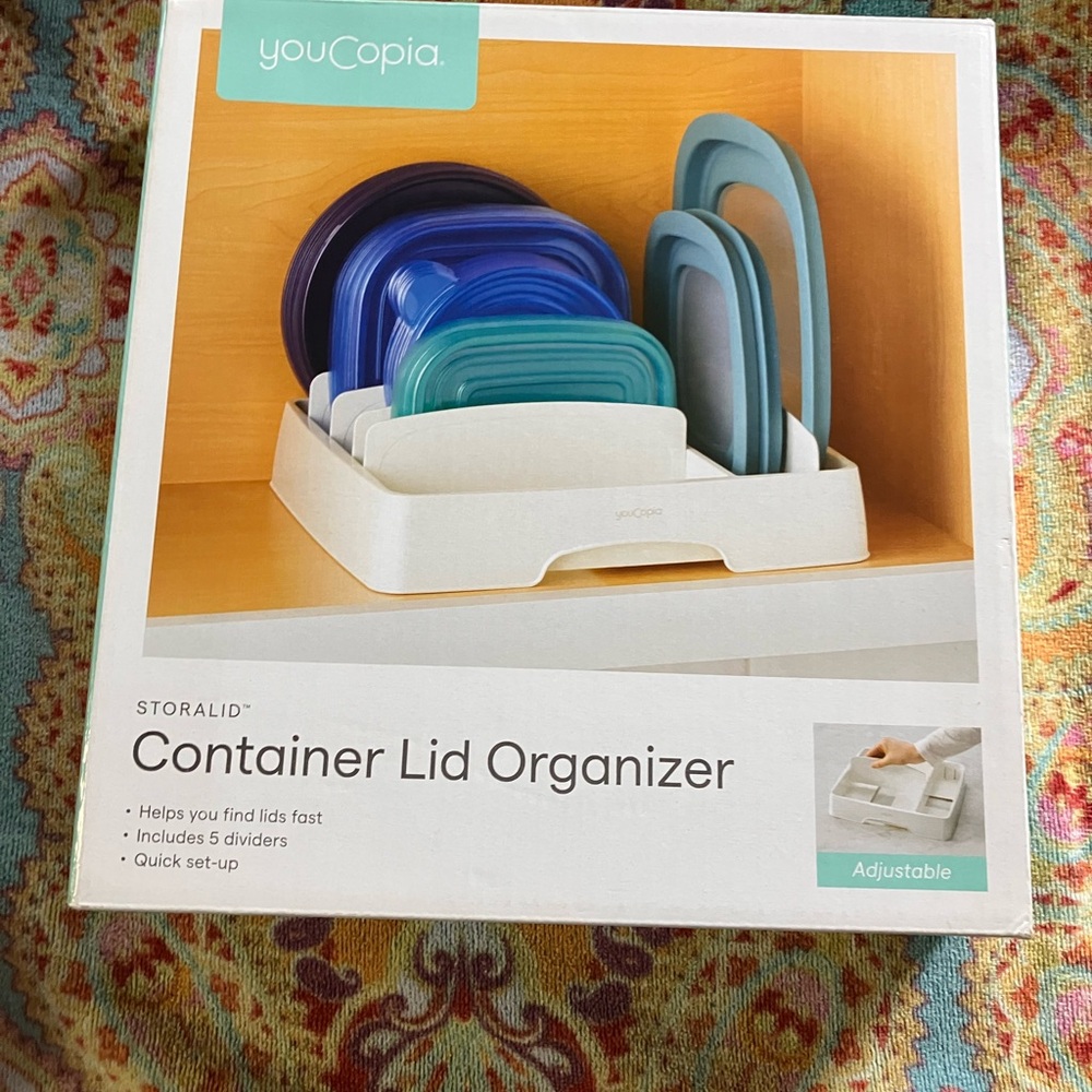 Lid organizer $10 flash sale